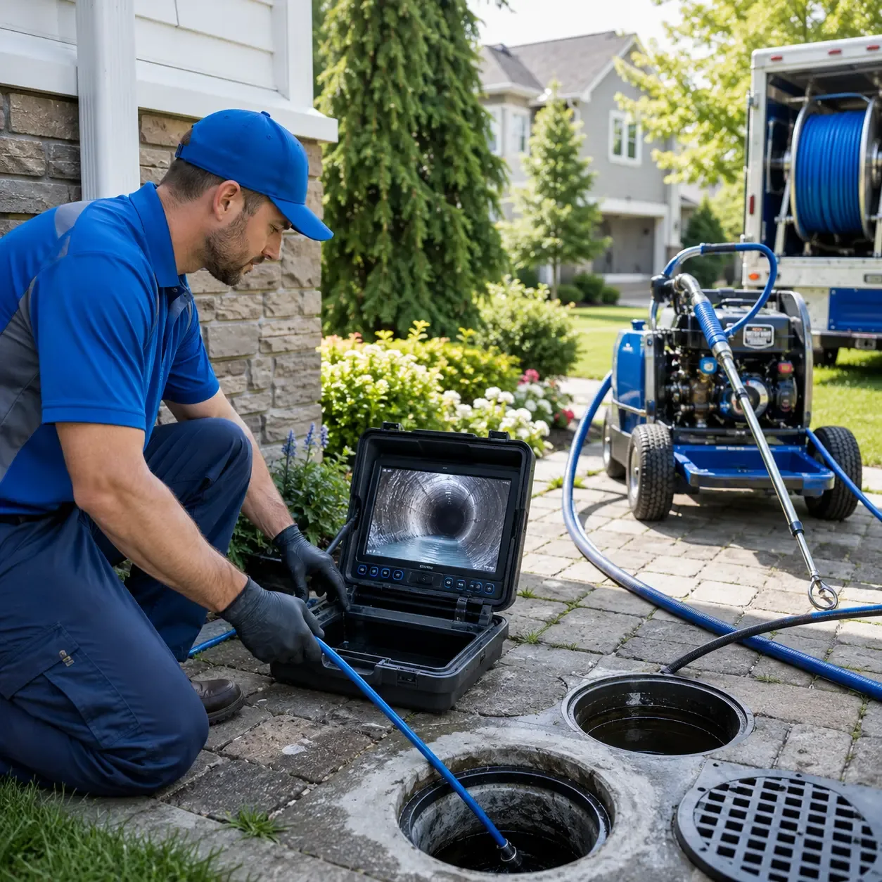 Outdoor drain cleaning professionals serving Mesick, MI