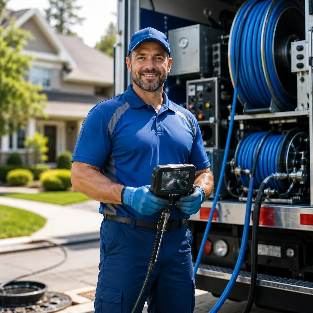 Local outdoor drain cleaning specialists in Mesick, MI